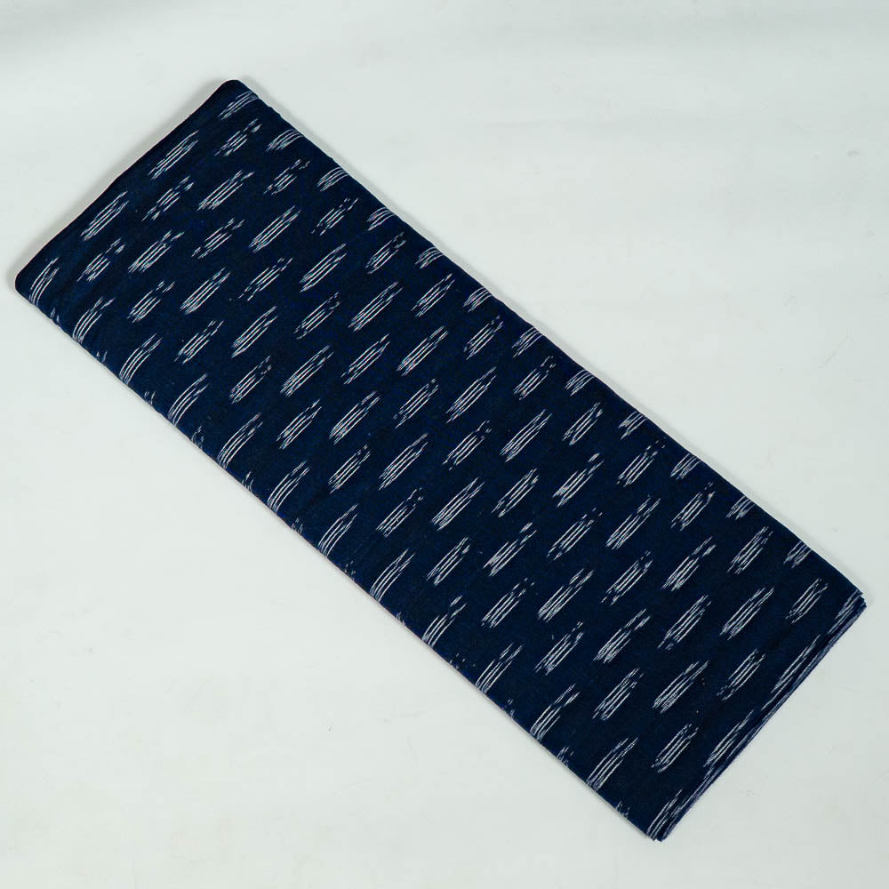 Blue Cotton Handloom Ikat (SKU: I-639)