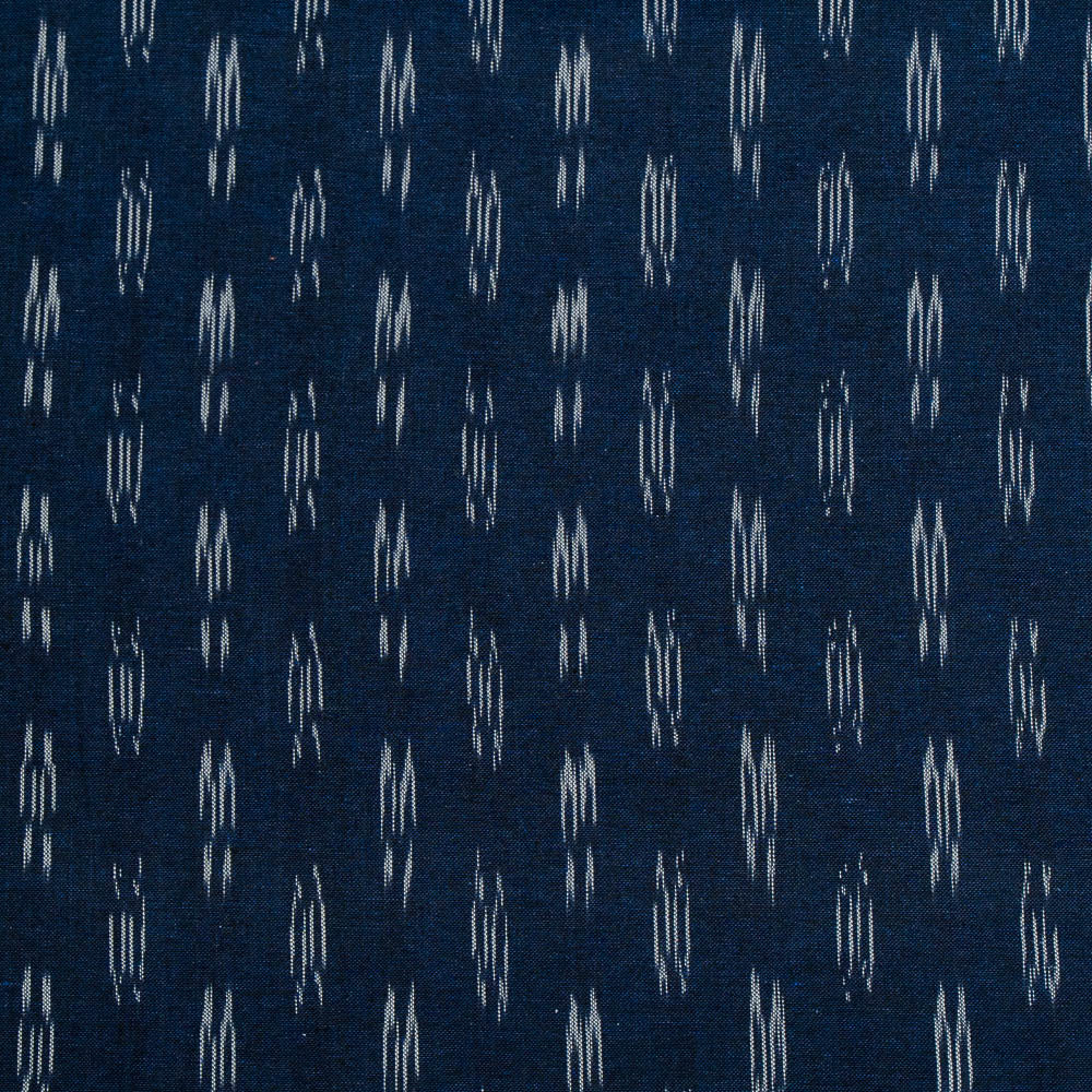 Blue Cotton Handloom Ikat (SKU: I-639)