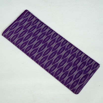 Purple color Cotton Handloom Ikat (SKU: I-822)