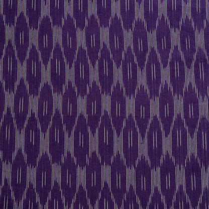 Purple color Cotton Handloom Ikat (SKU: I-822)