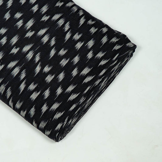 Black & White Cotton Handloom Ikat (SKU: I-849)