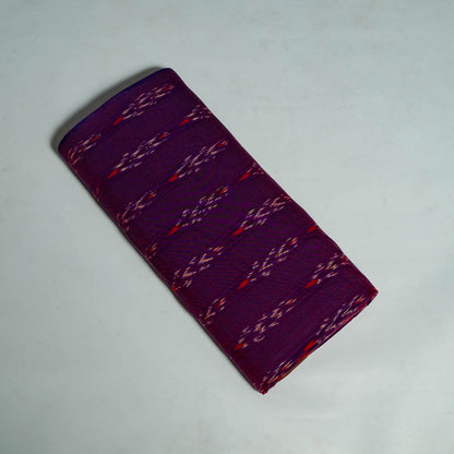 Wine color Cotton Handloom Ikat | SKU: IK-254