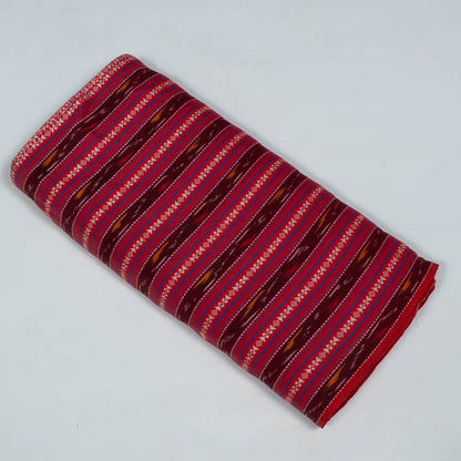 Pink & Multicolor Cotton Dobby Handloom Ikat (SKU: IK-288)