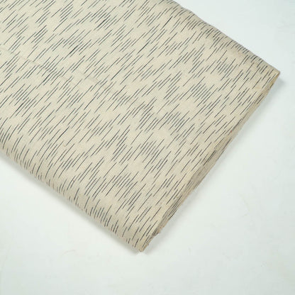 Off White Base With Texture Cotton Ikat (SKU: IKK-266)