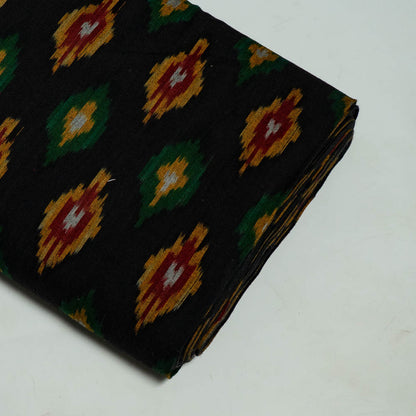 Black & Multicolor Fine Cotton Handloom Ikat (SKU: IKK-439)