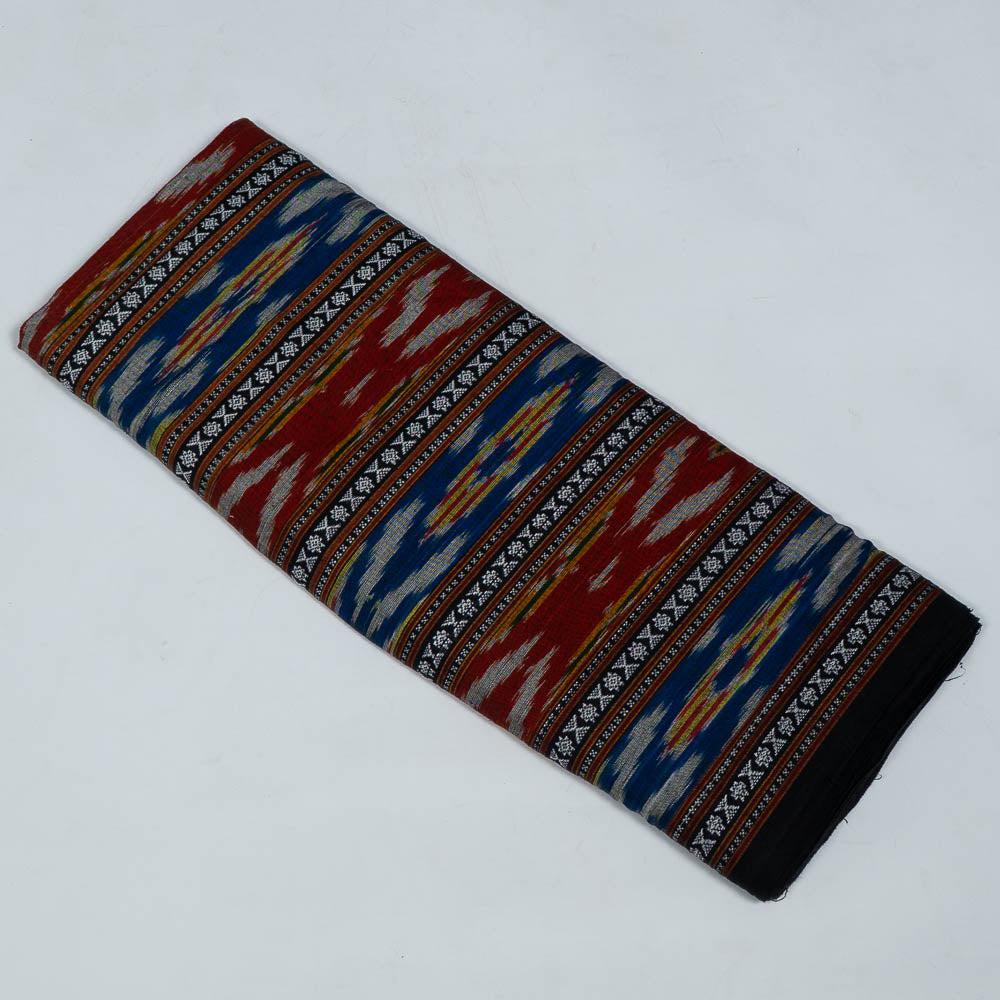 Multicolor Cotton Dobby Handloom Ikat (SKU: IKK-444)