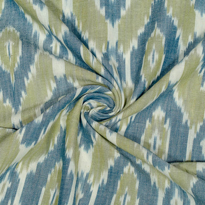 Multicolor Fine Quality Cotton Handloom Ikat | SKU: IKK-487