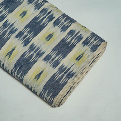 Multicolor Fine Quality Cotton Handloom Ikat Fabric for Dress Material | Width: 44"