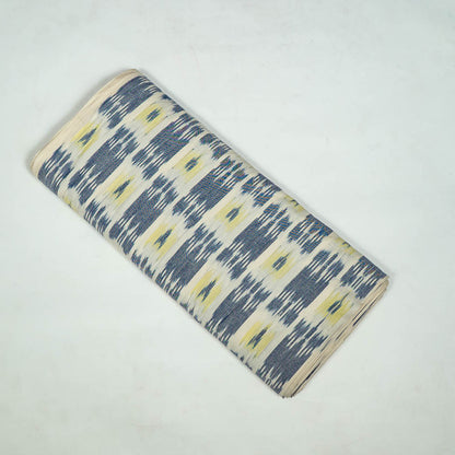 Multicolor Fine Quality Cotton Handloom Ikat Fabric for Dress Material | Width: 44"