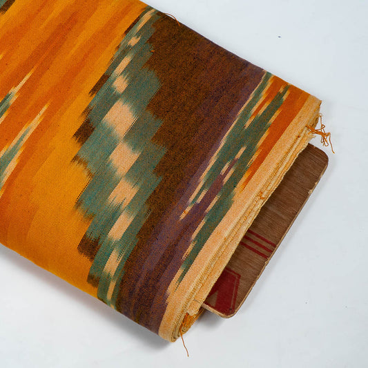 Multicolor Big Pattern Thick Cotton Handloom Ikat (SKU: IKK-581)