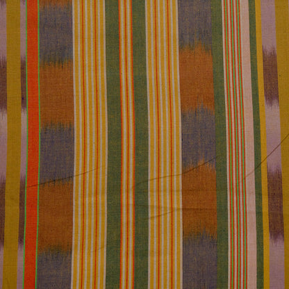 Multicolor Stripe Fine Quality Cotton Handloom Ikat | SKU: IKK-585