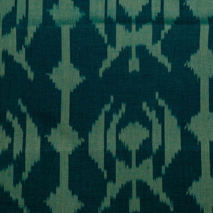 Bottel Green Fine Cotton Handloom Ikat (SKU : IKK-598)