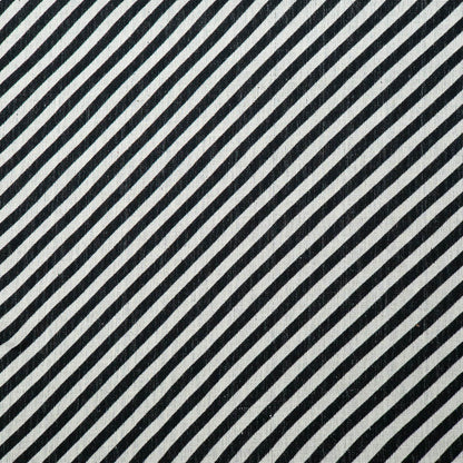 Black & White Diagnal Cotton Jacquard | SKU: J-448