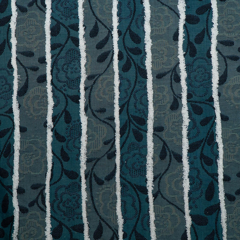 Green Leaf Design Cotton Tuftting Jacquard (SKU: J-50)