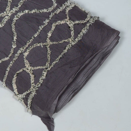 Grey color Cotton Tuftting Jacquard (SKU: J-545)