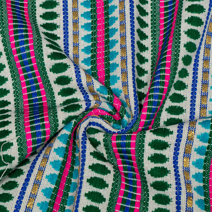 Multicolor Capsule Cotton Acrylic Jacquard  (SKU: J-551)