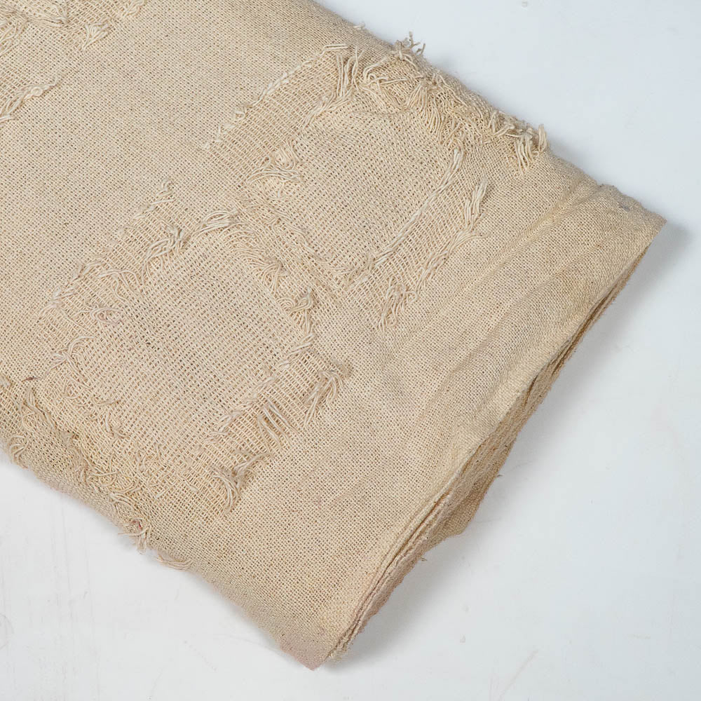 Natural Dyeable Cotton Cutwork Jacquard (SKU: J-557)