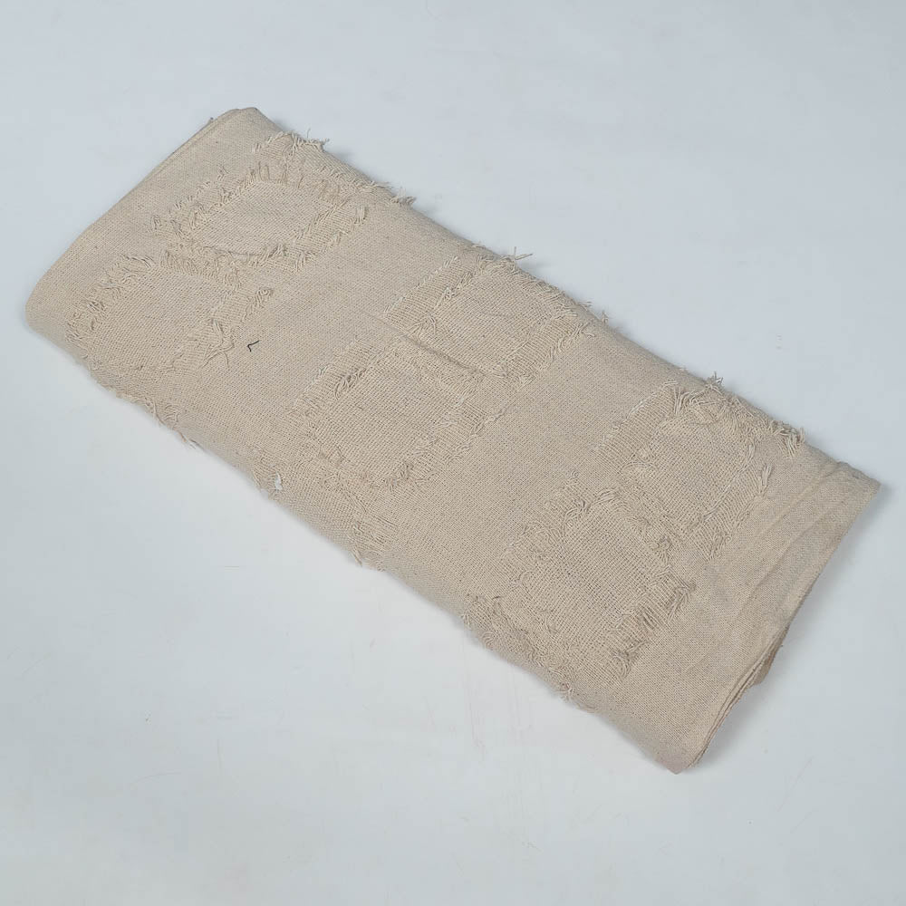 Natural Dyeable Cotton Cutwork Jacquard (SKU: J-557)