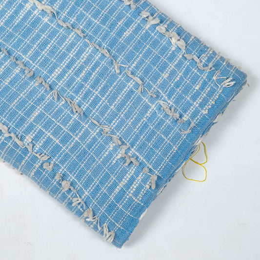 Blue & White Tuftting Cotton Jacquard (SKU: J-571)