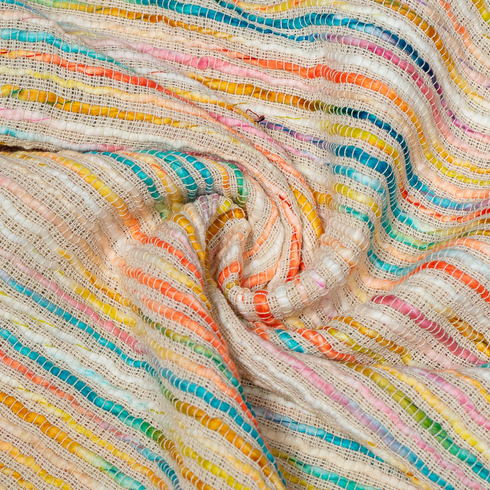 Multicolor Cotton Blend Jacquard (SKU: J-572)