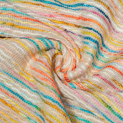 Multicolor Cotton Blend Jacquard | SKU: J-572