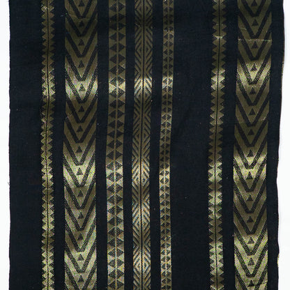 Black Lurex Lightweight Cotton Jacquard | SKU: JD-65