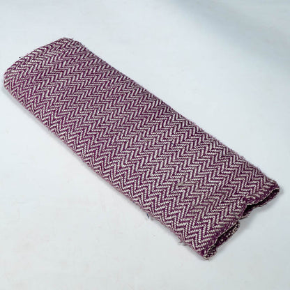 Puple color Chevron Design Cotton Acrylic Jacquard | SKU: J-98