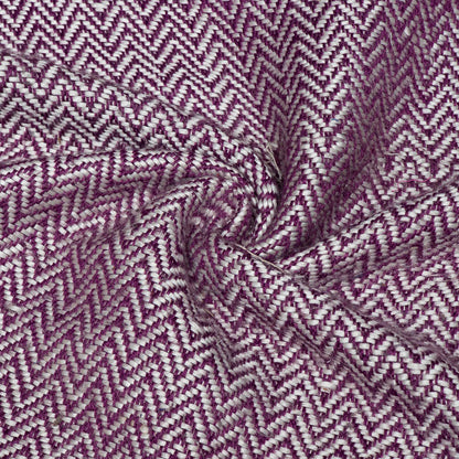 Puple color Chevron Design Cotton Acrylic Jacquard | SKU: J-98
