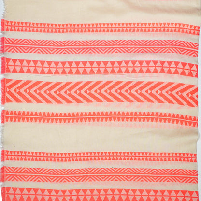 White & Pink Lightweight Cotton Jacquard | SKU: JDD-269