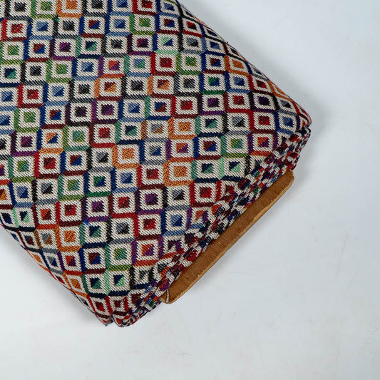 Multicolor Cotton Blend Jacquard (SKU: JDD-292)