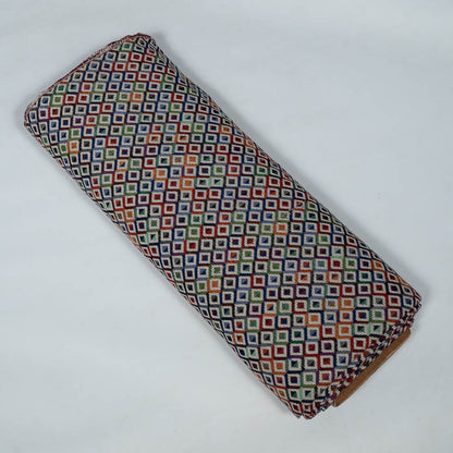 Multicolor Dimond Design Cotton Blend Jacquard | SKU: JDD-292