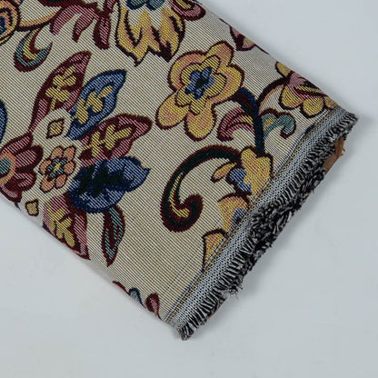 Multicolor Floral Design Cotton Blend Jacquard | SKU: JDD-438