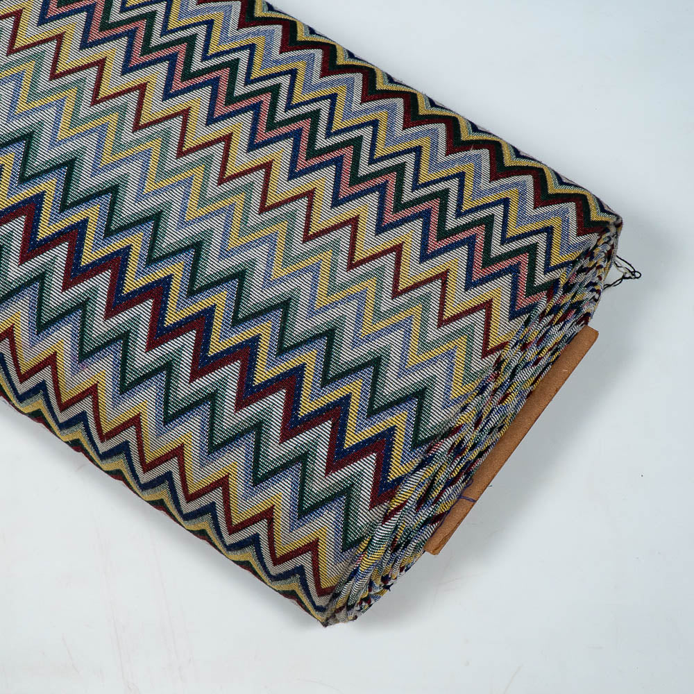 Multicolor Chevron Design Cotton Blend Jacquard (SKU: JDD-439)