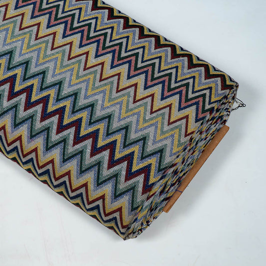Multicolor Chevron Design Cotton Blend Jacquard (SKU: JDD-439)