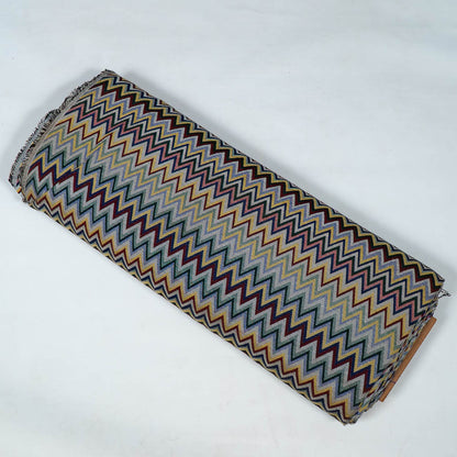 Multicolor Chevron Design Cotton Blend Jacquard | SKU: JDD-439