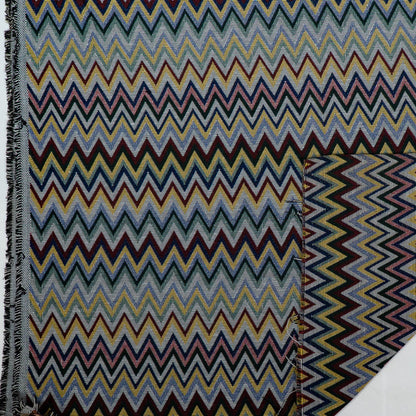 Multicolor Chevron Design Cotton Blend Jacquard | SKU: JDD-439