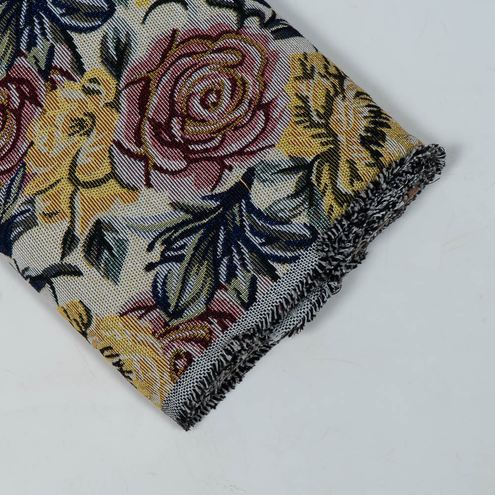 Multicolor Floral Design Cotton Blend Jacquard (SKU: JDD-444)