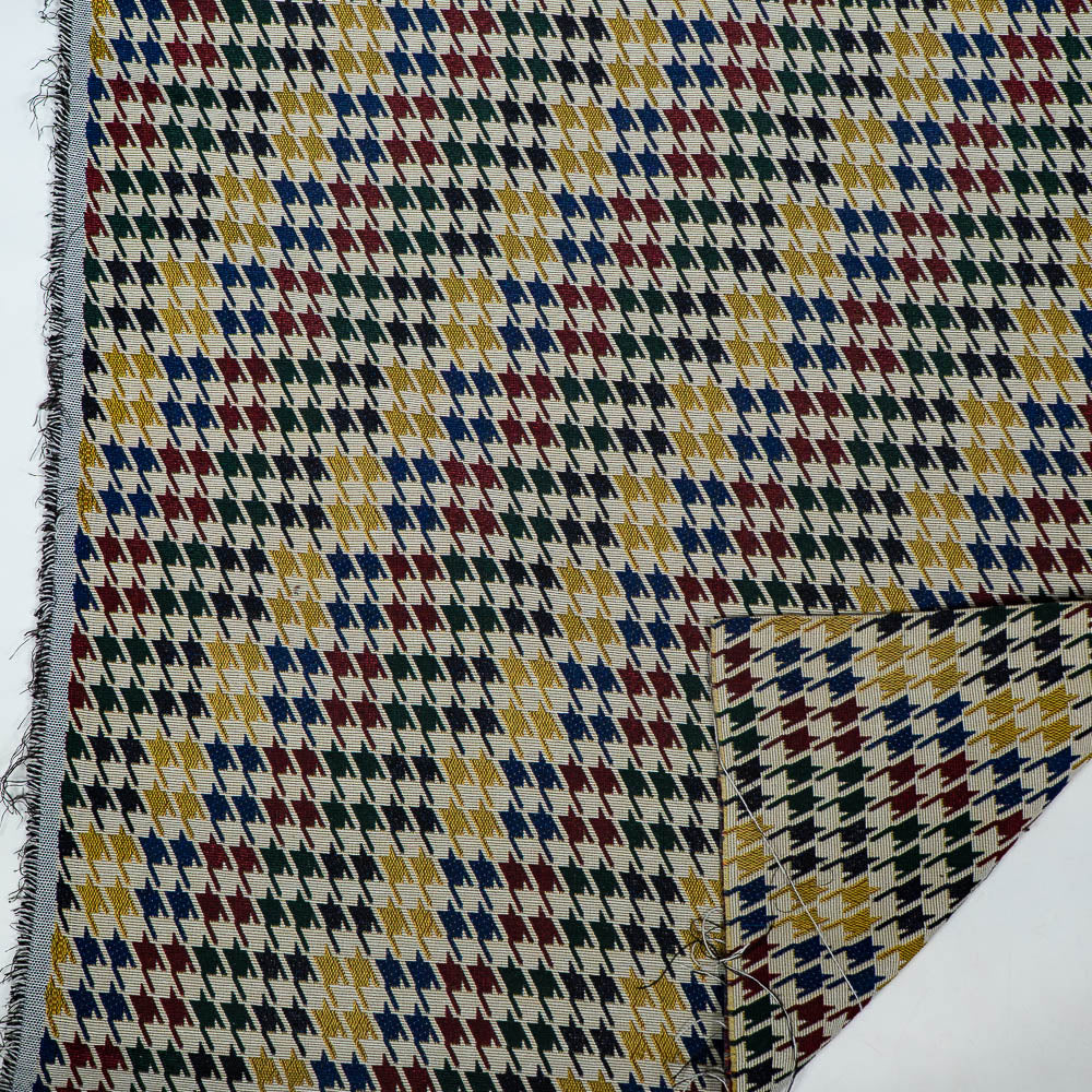 Multicolor Cotton Blend Jacquard (SKU: JDD-453)