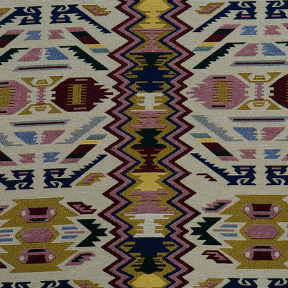 Multicolor Geometric Design Cotton Blend Jacquard | SKU: JDD-454
