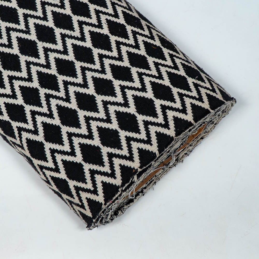Black & White Dimond Design Cotton Blend Jacquard (SKU: JDD-459)
