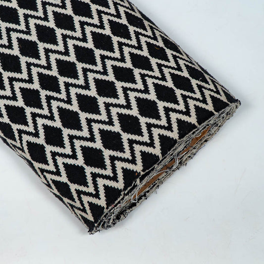 Black & White Dimond Design Cotton Blend Jacquard (SKU: JDD-459)