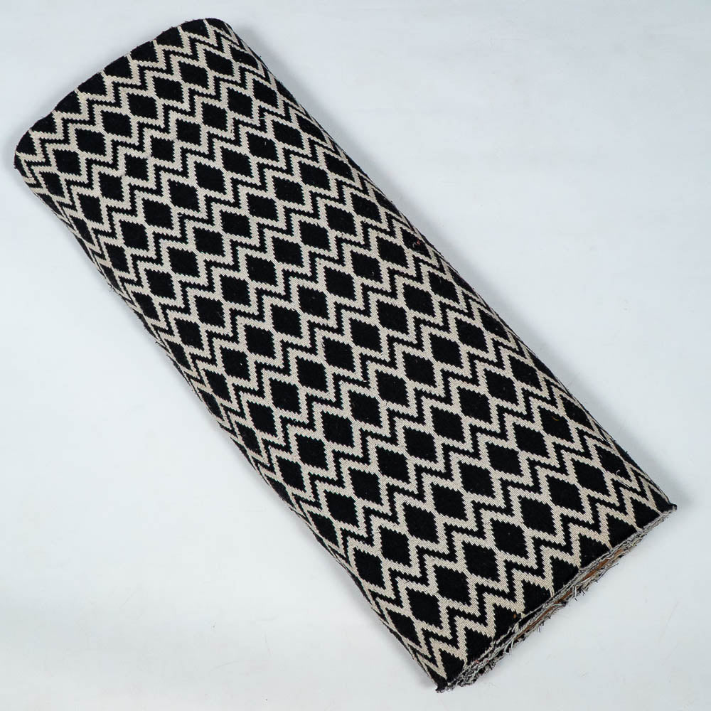 Black & White Dimond Design Cotton Blend Jacquard (SKU: JDD-459)