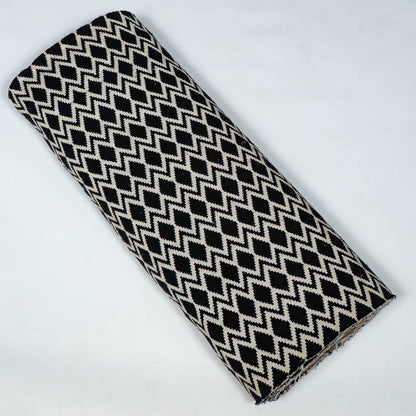 Black & White Dimond Design Cotton Blend Jacquard | SKU: JDD-459