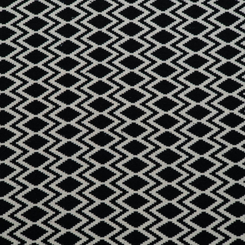 Black & White Dimond Design Cotton Blend Jacquard (SKU: JDD-459)