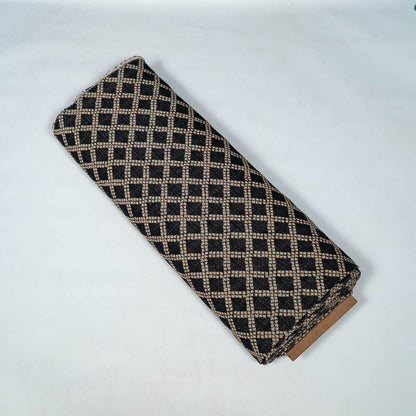 Black & Biege Cotton Blend Jacquard | SKU: JDD-466