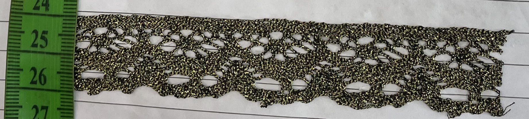 Golden Zari lace (Sku-Z-14)