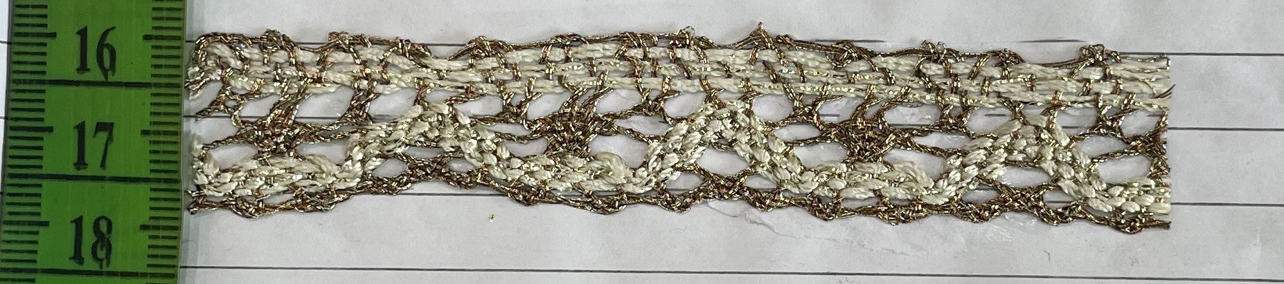 Golden Zari lace (Sku-Z-18)