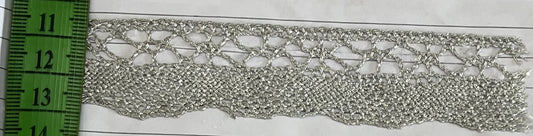 Silver Zari lace (Sku-Z-28)
