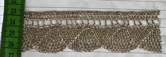 Golden Zari lace (Sku-Z-30)