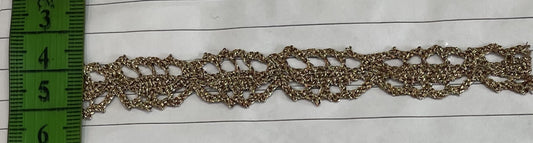 Golden Zari lace (Sku-Z-32)